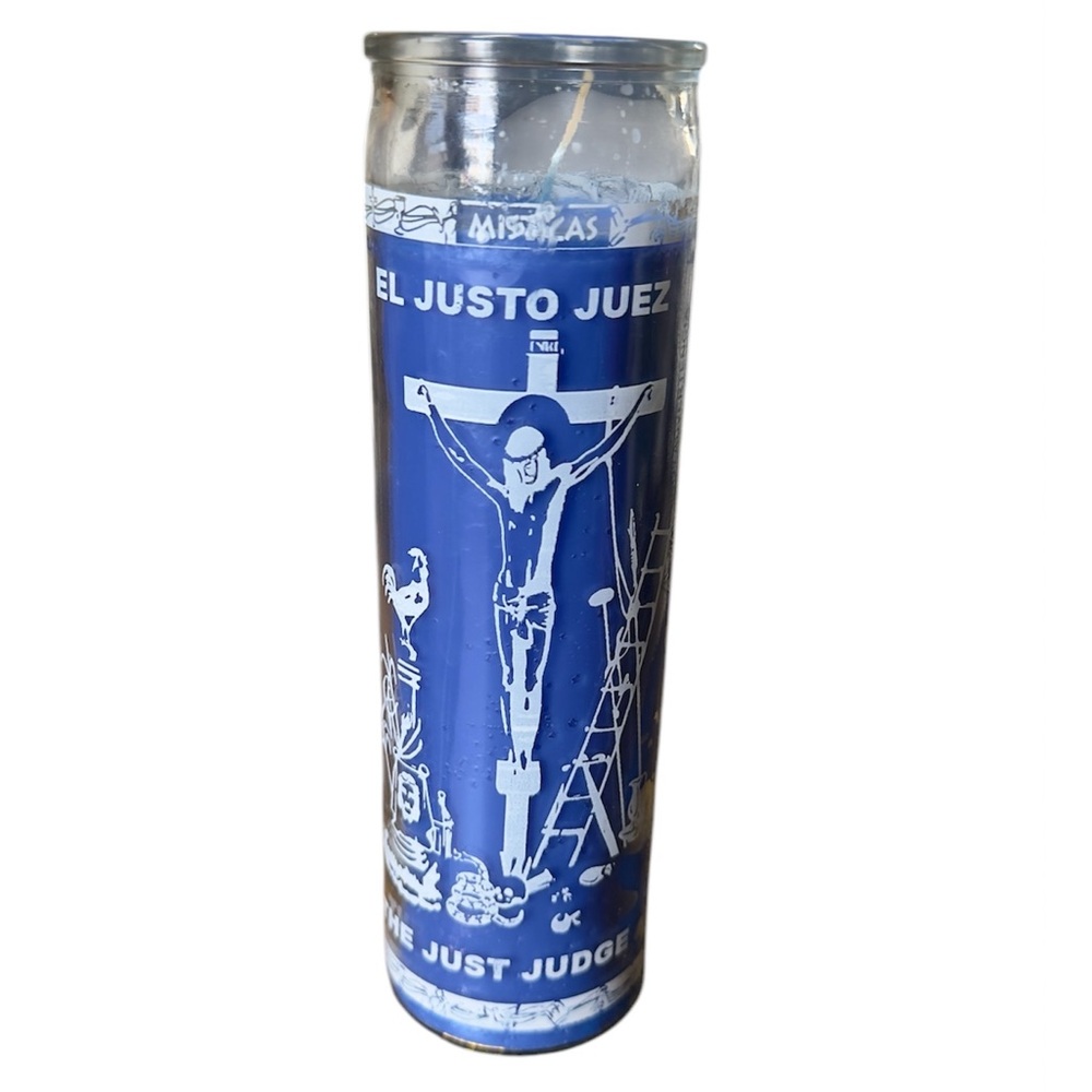 The just judge 7 days candle/ vela el justo juez de 7 dias